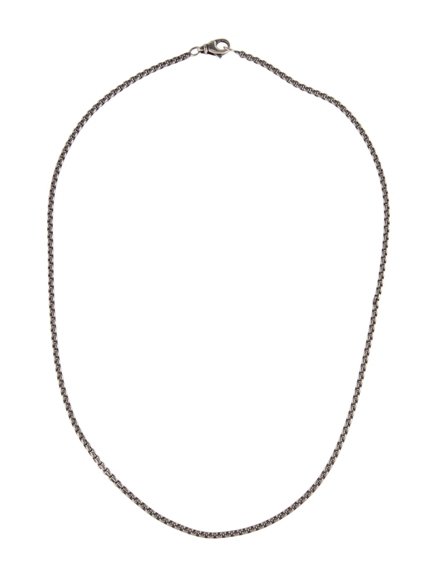 David Yurman Box Chain Necklace