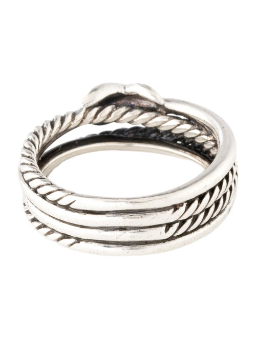 David Yurman Diamond X Crossover Ring