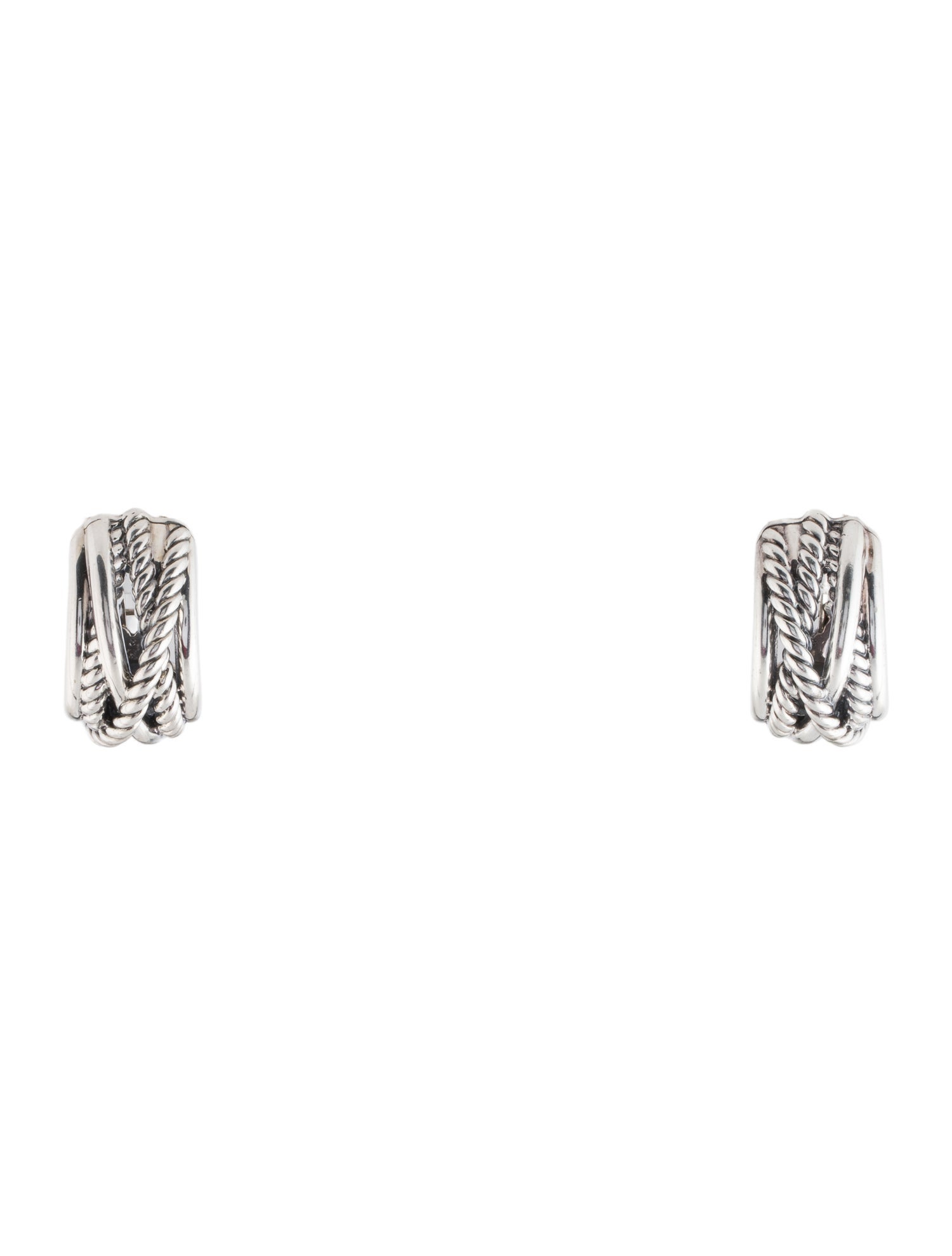 David Yurman Crossover Shrimp Earclips