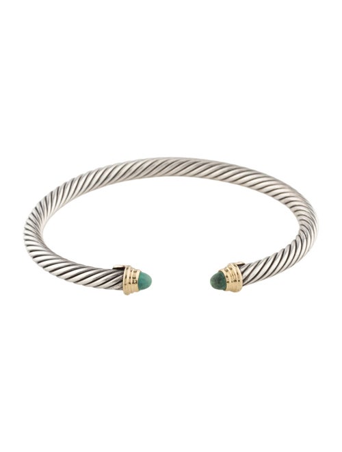David Yurman Turquoise Cable Classic Cuff