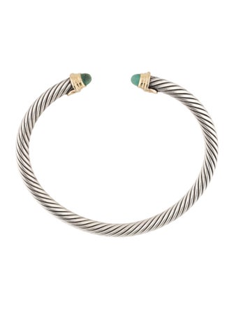 David Yurman Turquoise Cable Classic Cuff
