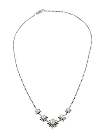 David Yurman Pearl Starburst Collar Necklace