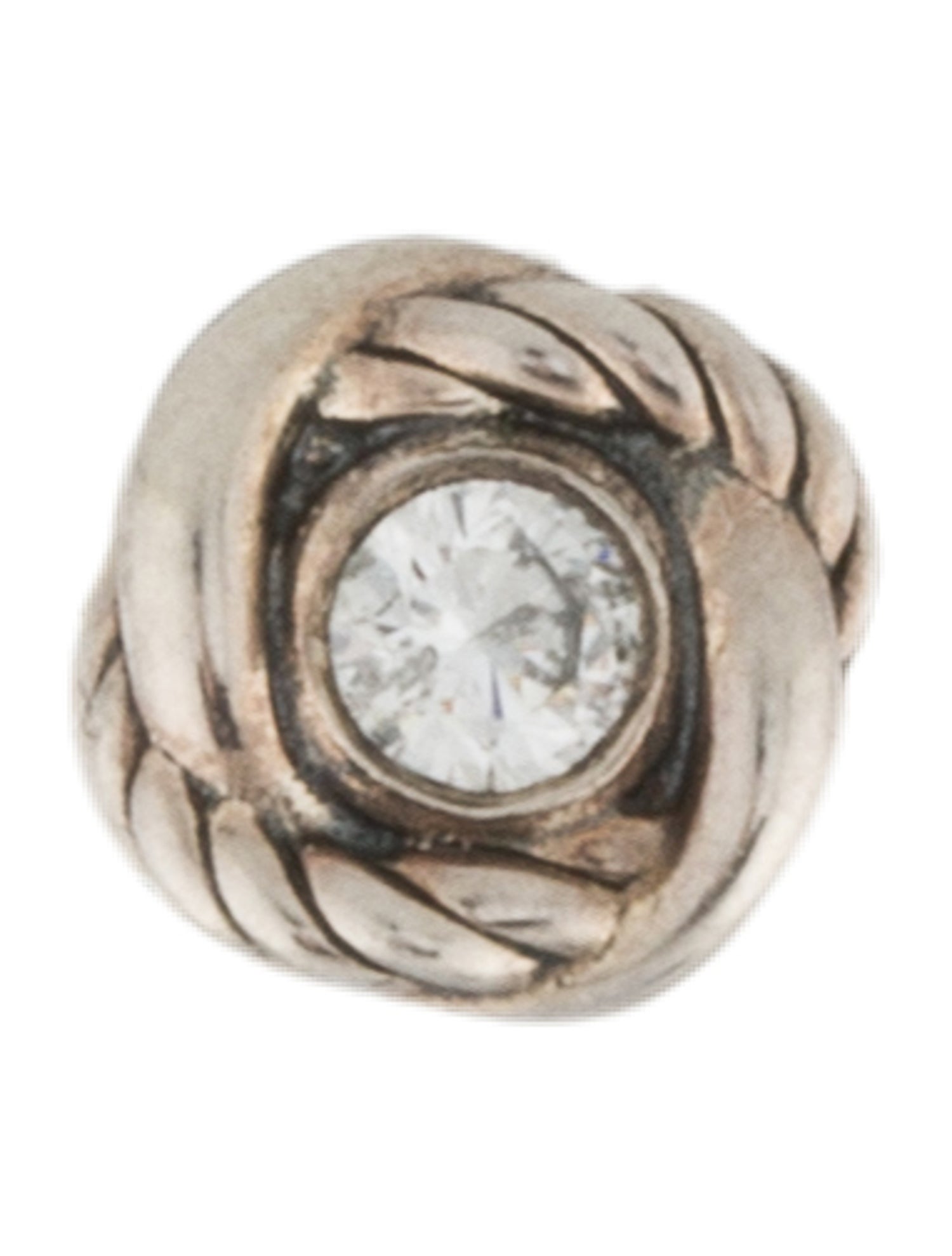 David Yurman Diamond Infinity Single Stud Earring