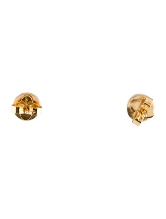 David Yurman 18K Diamond Sculpted Cable Stud Earrings