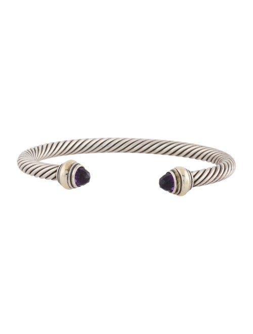 David Yurman Amethyst Classic Cable Cuff Bracelet, 5mm