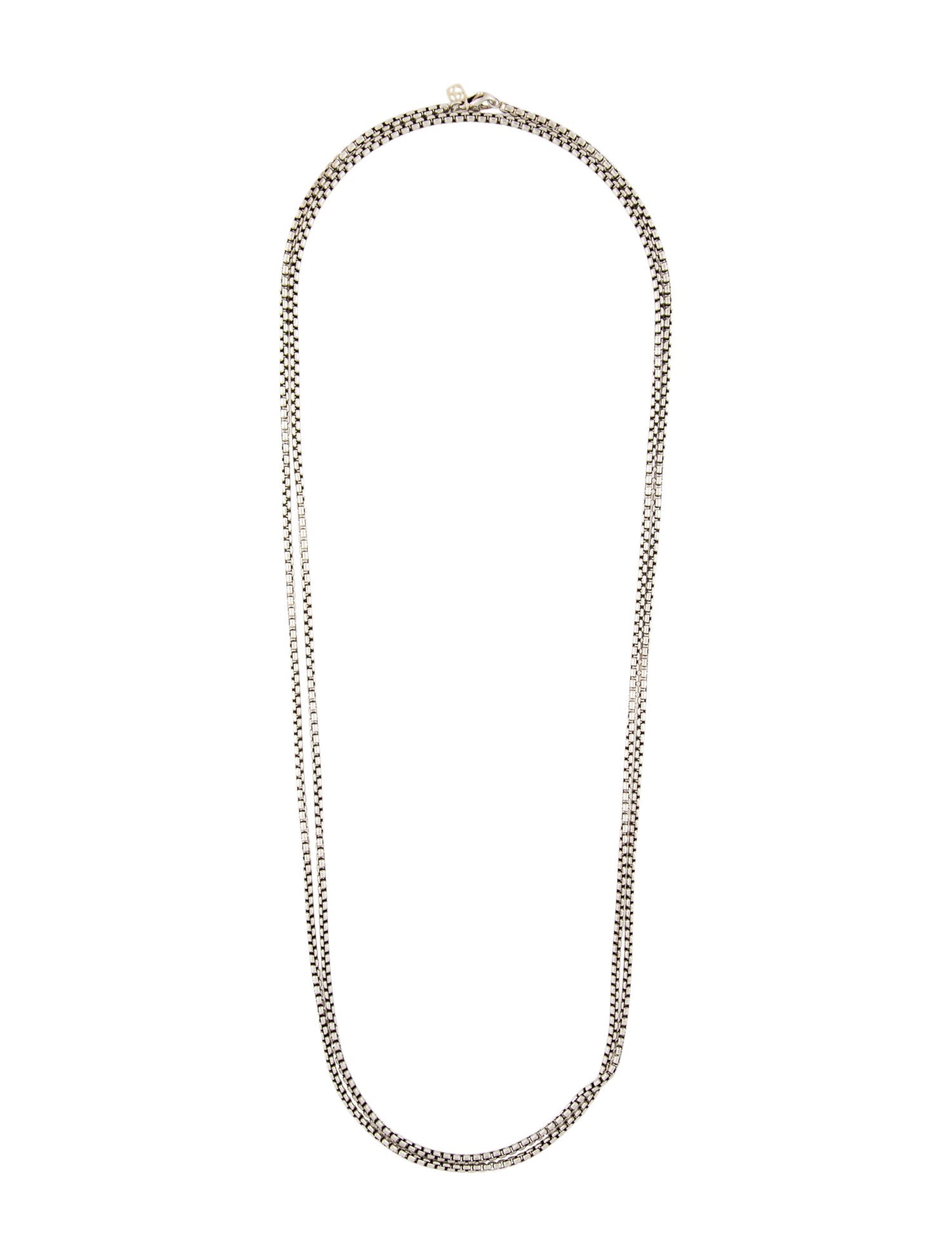 David Yurman Two-Tone Box Chain Necklace