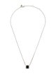 David Yurman Onyx & Diamond Chatelaine Pendant Necklace