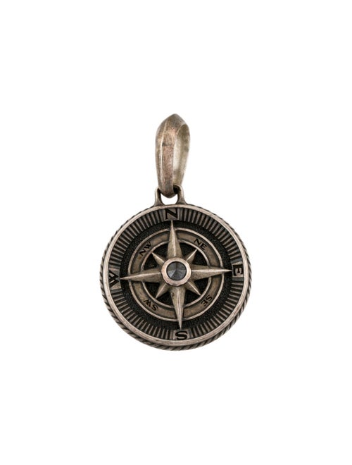 David Yurman Diamond Maritime Compass Amulet