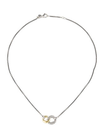 David Yurman Two-Tone Belmont Link Necklace