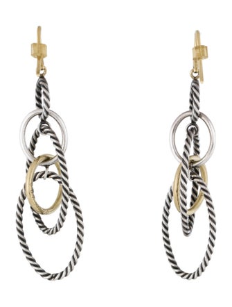 David Yurman Two-Tone Mobile Drop Earrings