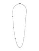 David Yurman Diamond Midnight Melange Station Necklace