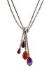David Yurman Multi-Stone Renaissance Tassel Necklace