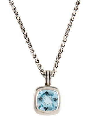 David Yurman Topaz Albion Pendant Necklace