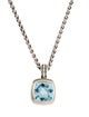 David Yurman Topaz Albion Pendant Necklace