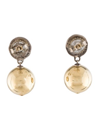 David Yurman Two-Tone Sculpted Cable Drop Earrings