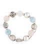 David Yurman Aquamarine & Rose Quartz Elements Bracelet