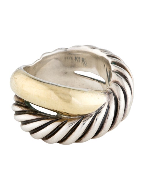 David Yurman Two-Tone Crossover Band