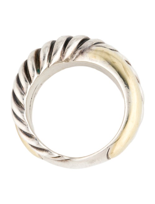 David Yurman Two-Tone Crossover Band