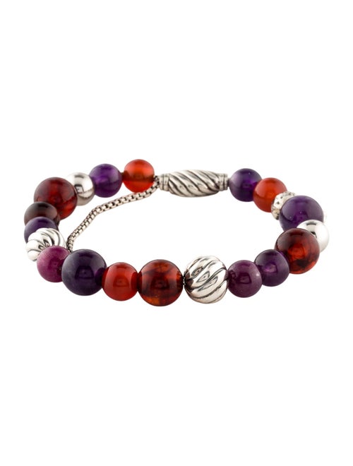 David Yurman Amber & Multi-Stone Spiritual Bead Bracelet