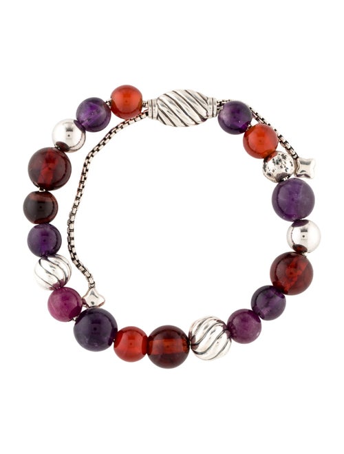 David Yurman Amber & Multi-Stone Spiritual Bead Bracelet