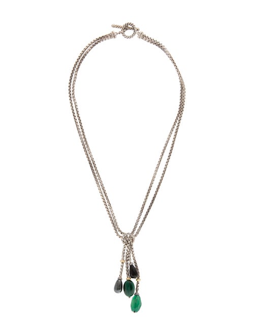 David Yurman Multistone Lavalier Necklace
