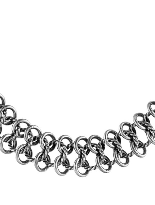 David Yurman Two-Tone Atlas Chainmail Choker Necklace