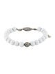 David Yurman White Stone Spiritual Bead Bracelet