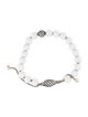 David Yurman White Stone Spiritual Bead Bracelet