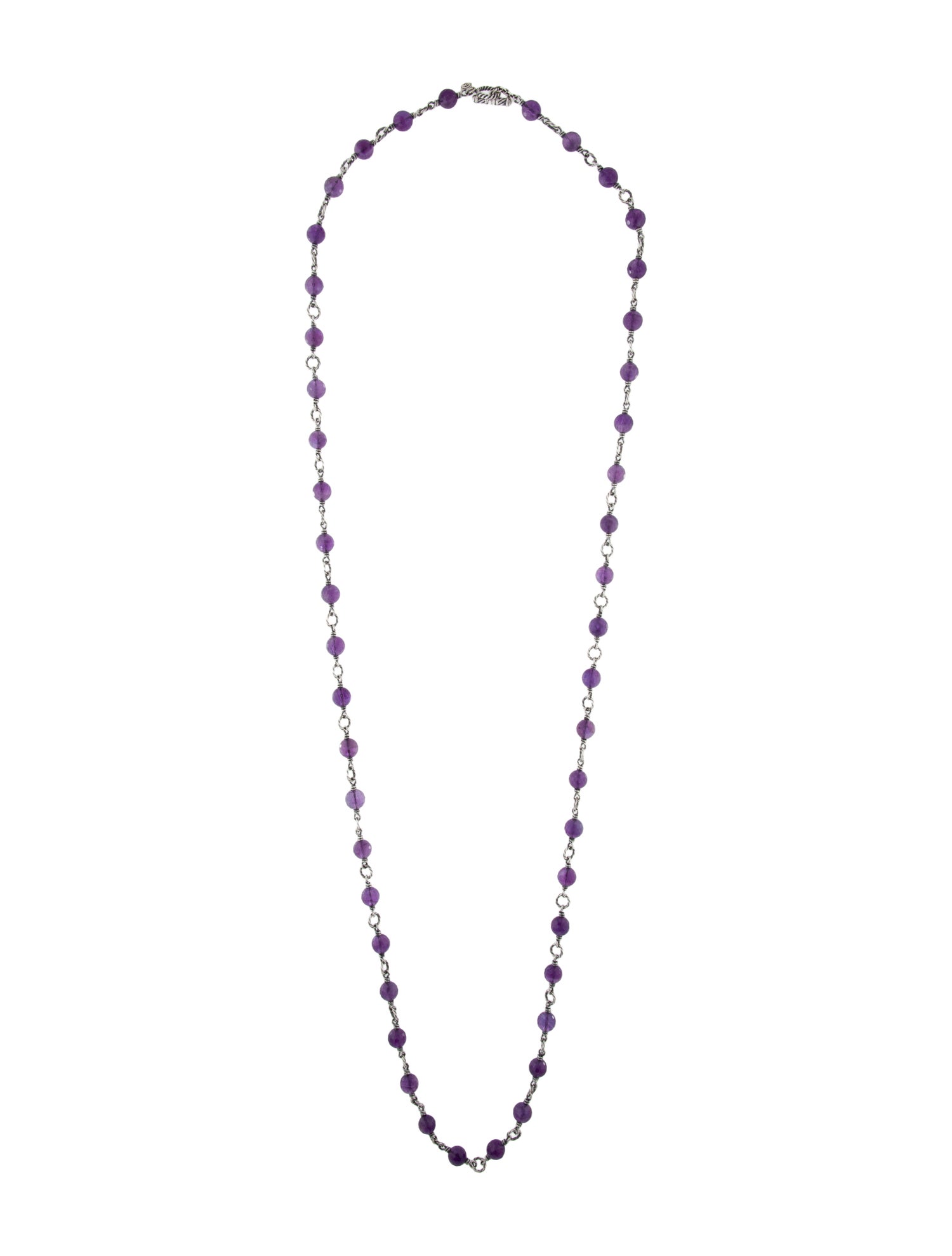 David Yurman Amethyst Bijoux Chain Necklace