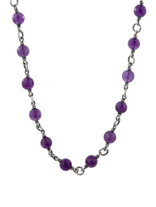 David Yurman Amethyst Bijoux Chain Necklace
