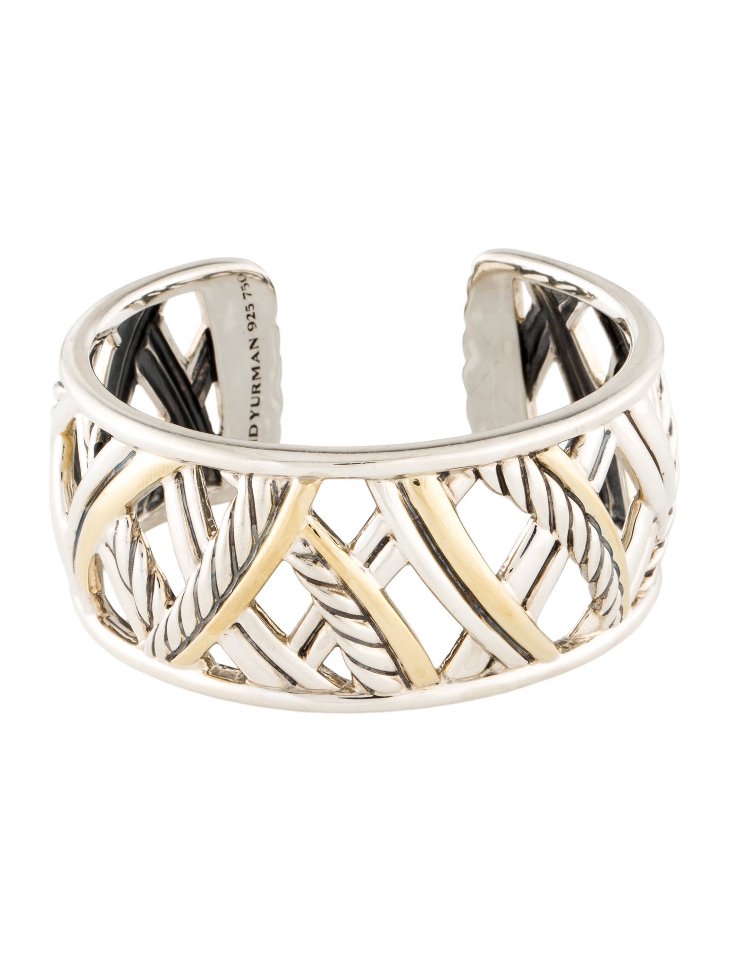 David Yurman Two-Tone Papyrus Narrow Cuff