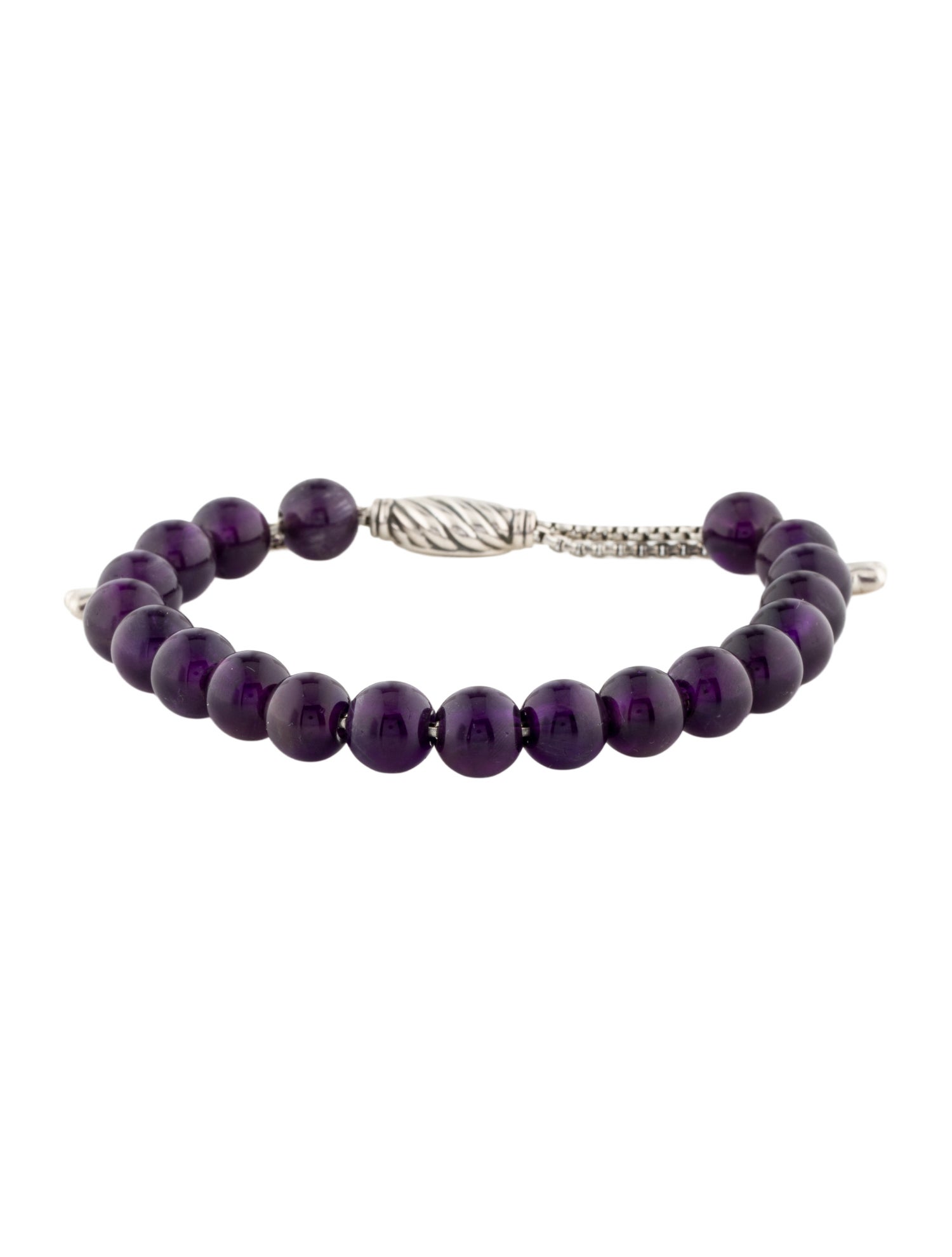 David Yurman Amethyst Spiritual Beads Bracelet