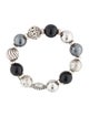 David Yurman Onyx & Hematine Bead Bracelet