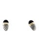 David Yurman Onyx Shrimp Earclips