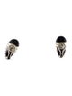 David Yurman Onyx Shrimp Earclips