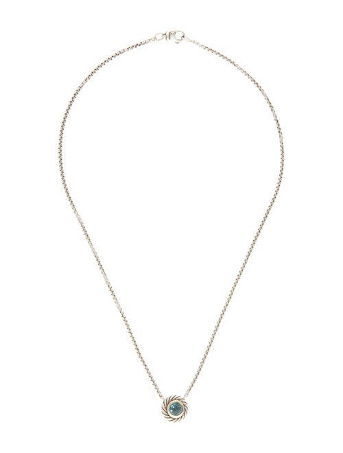 David Yurman Topaz Cookie Color Classics Pendant Necklace