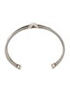 David Yurman Diamond X Crossover Cuff Bracelet