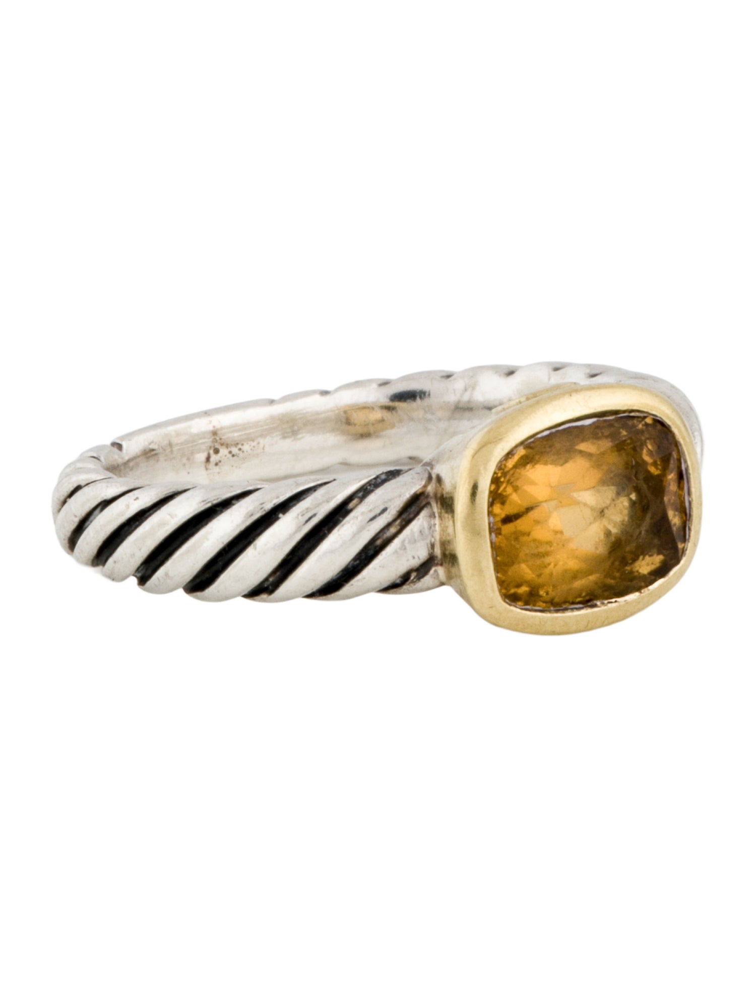 David Yurman Citrine Noblesse Ring