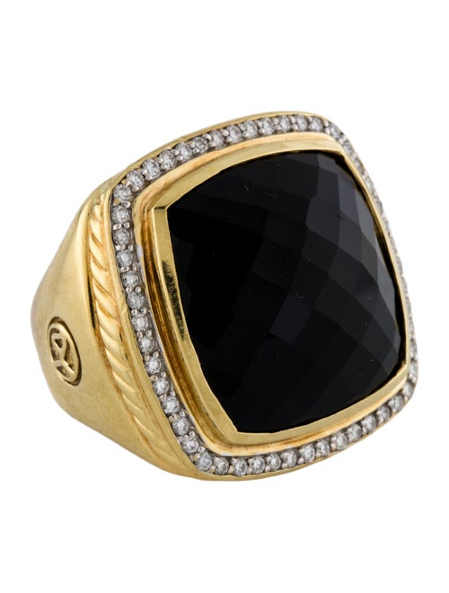 David Yurman Onyx Diamond Albion Ring