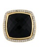 David Yurman Onyx Diamond Albion Ring