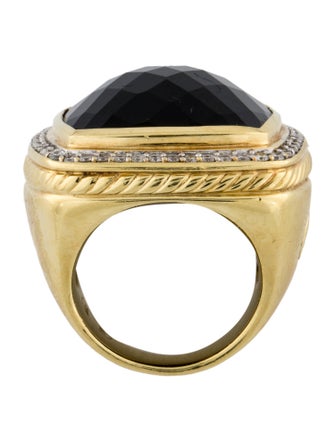 David Yurman Onyx Diamond Albion Ring