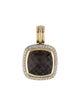David Yurman Smoky Quartz & Diamond Albion Enhancer Pendant