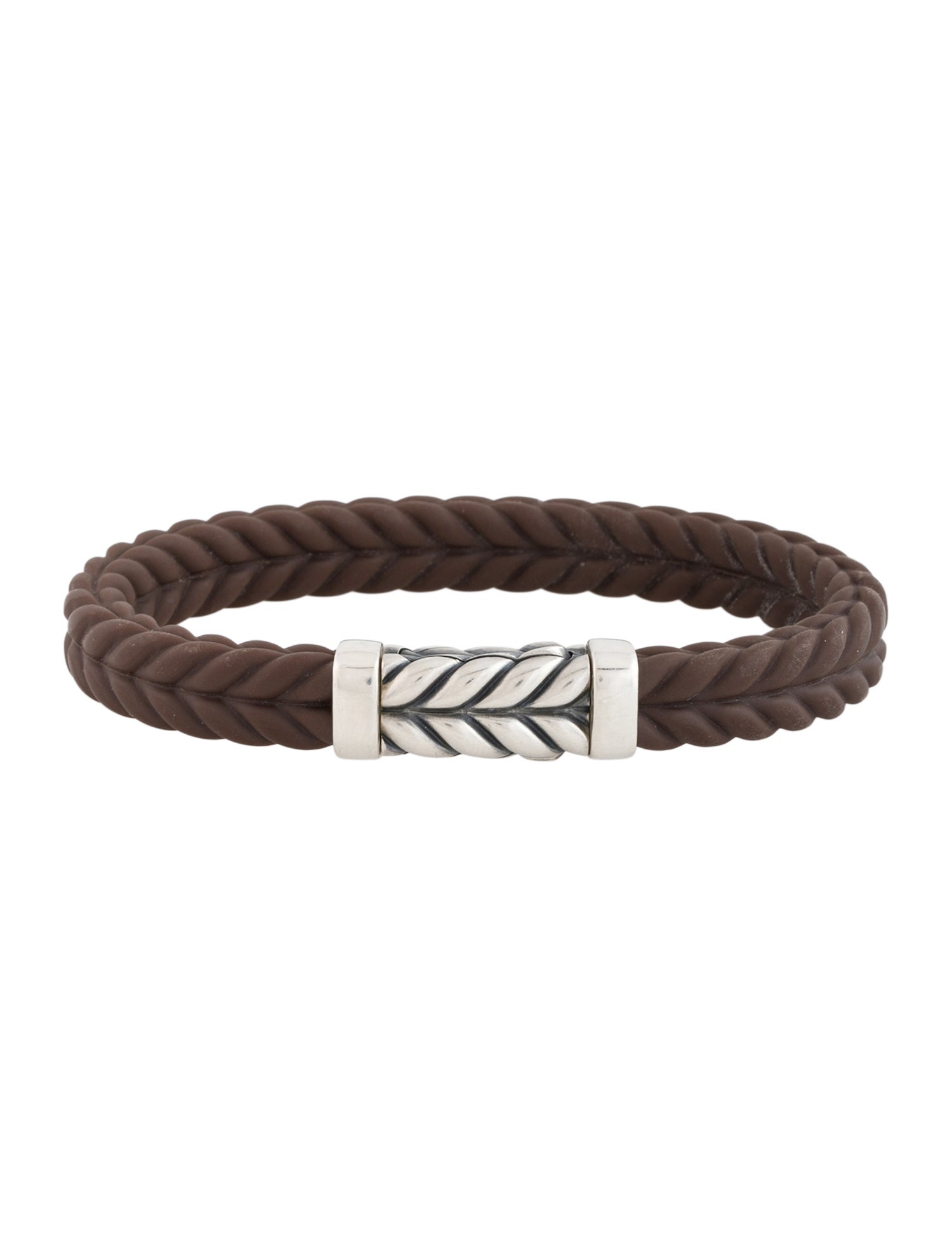 David Yurman Rubber Chevron Bracelet