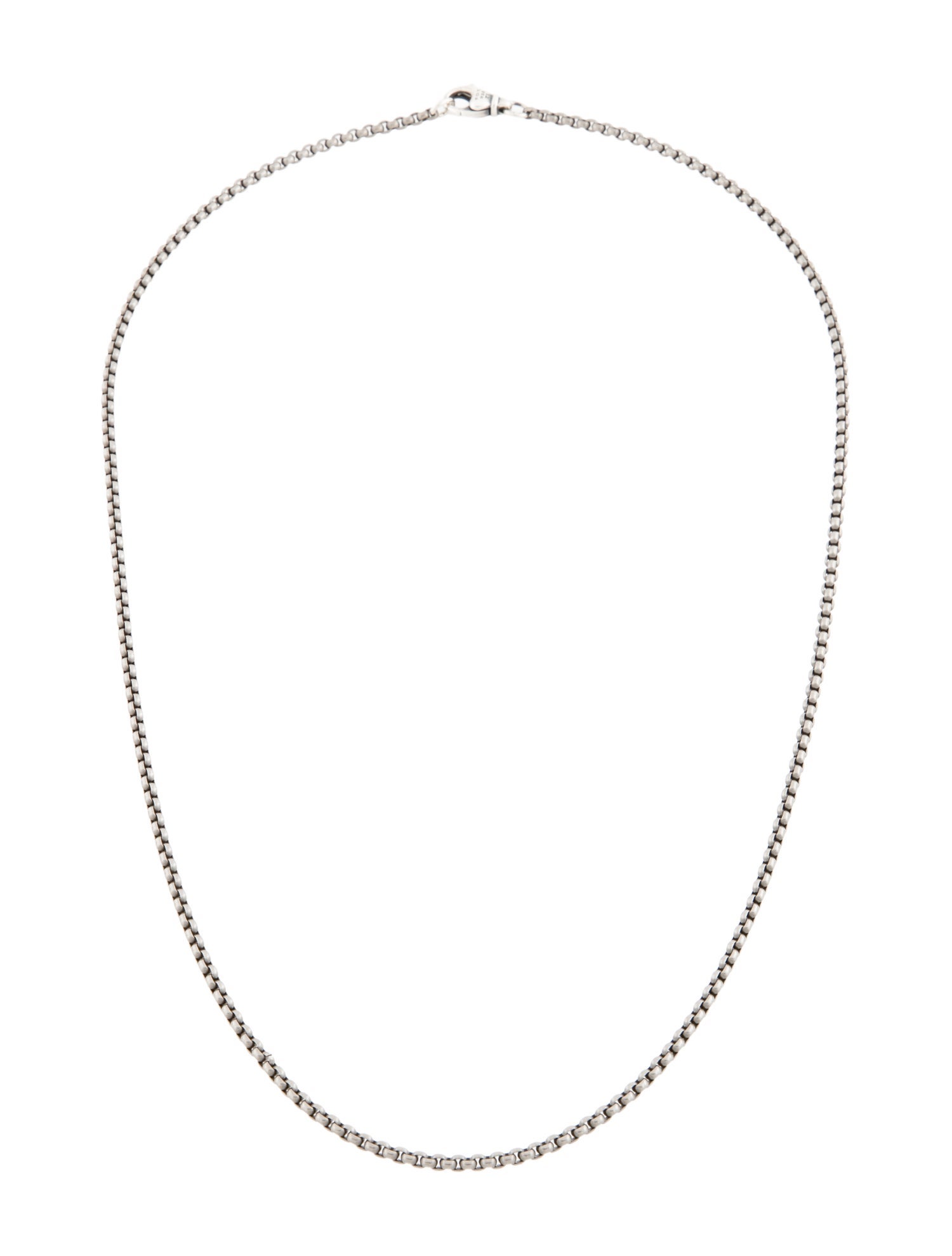 David Yurman Box Chain Necklace