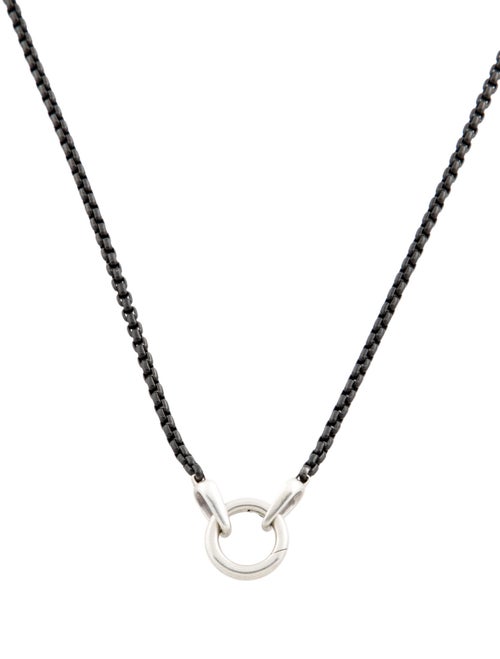 David Yurman Acrylic Bel Aire Amulet Charm Holder Necklace