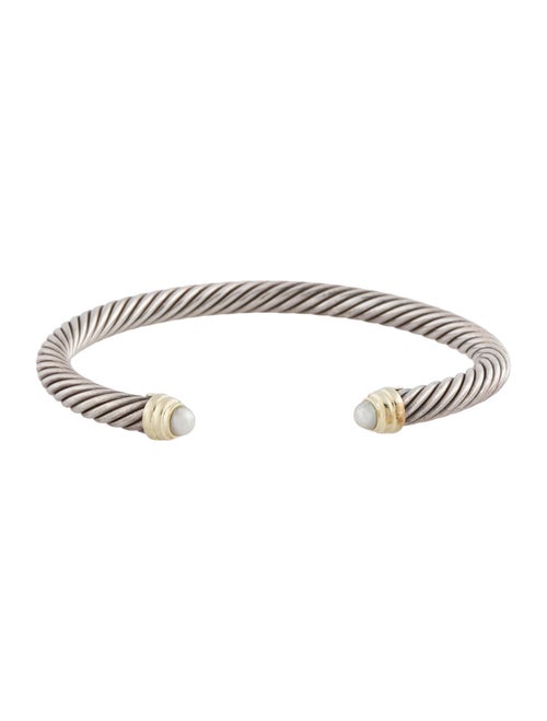 David Yurman Pearl Classic Cable Cuff Bracelet