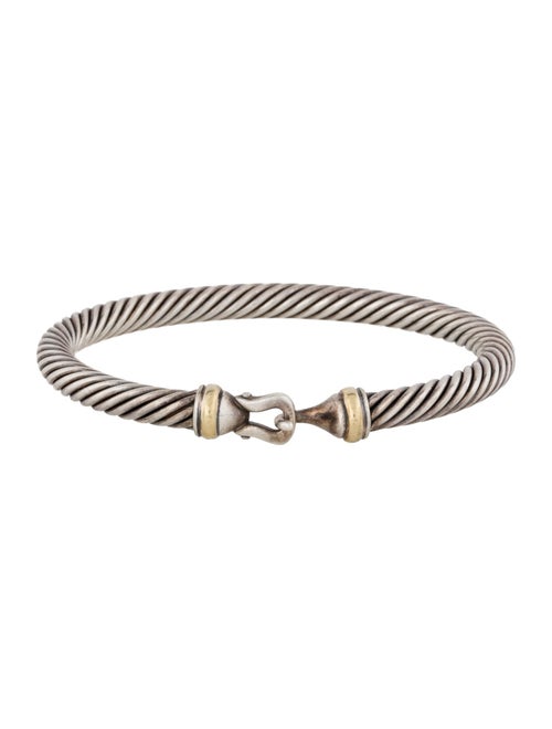 David Yurman Two-Tone Buckle Classic Cable Bracelet