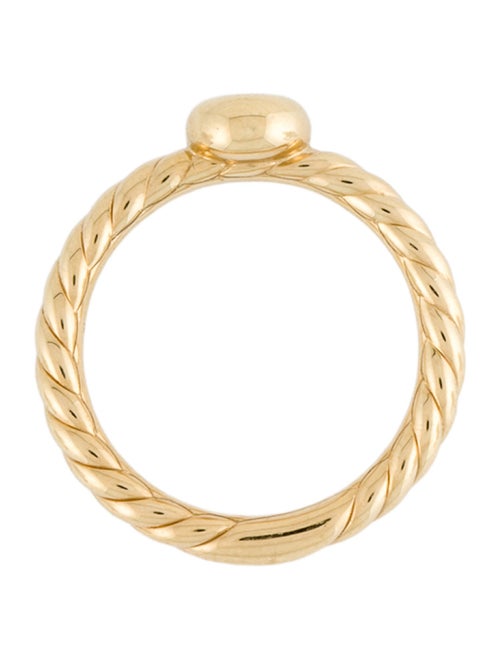 David Yurman 18K Diamond Petite Cable Ring