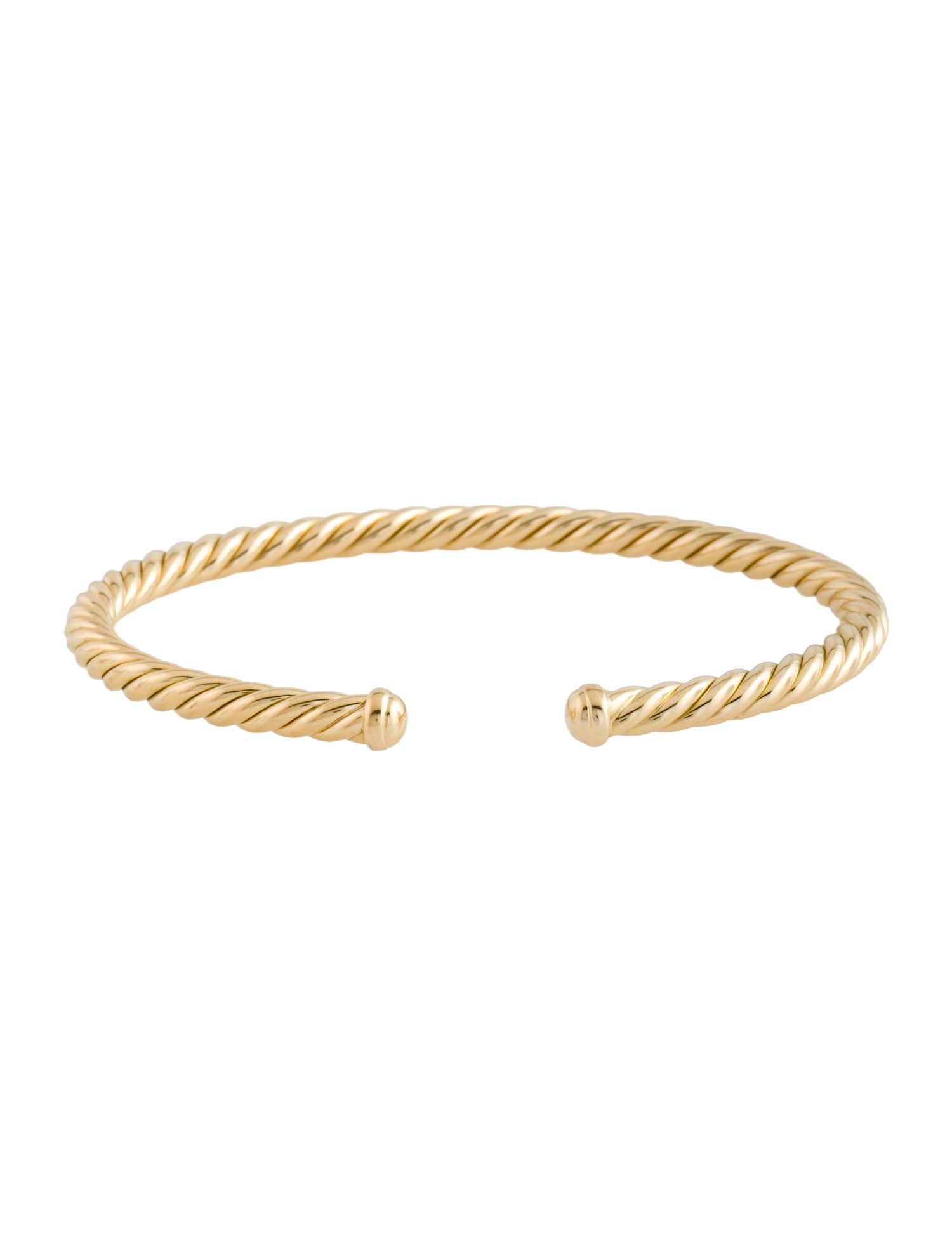 David Yurman 18K Cable Flex Bracelet