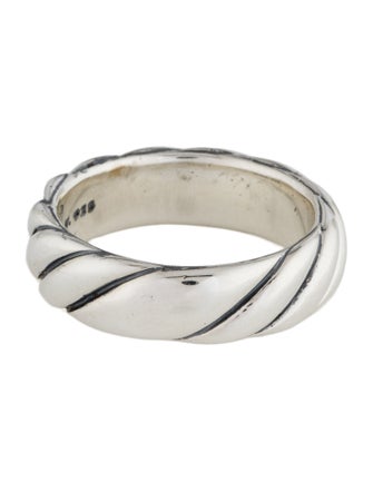 David Yurman Sculpted Cable Band